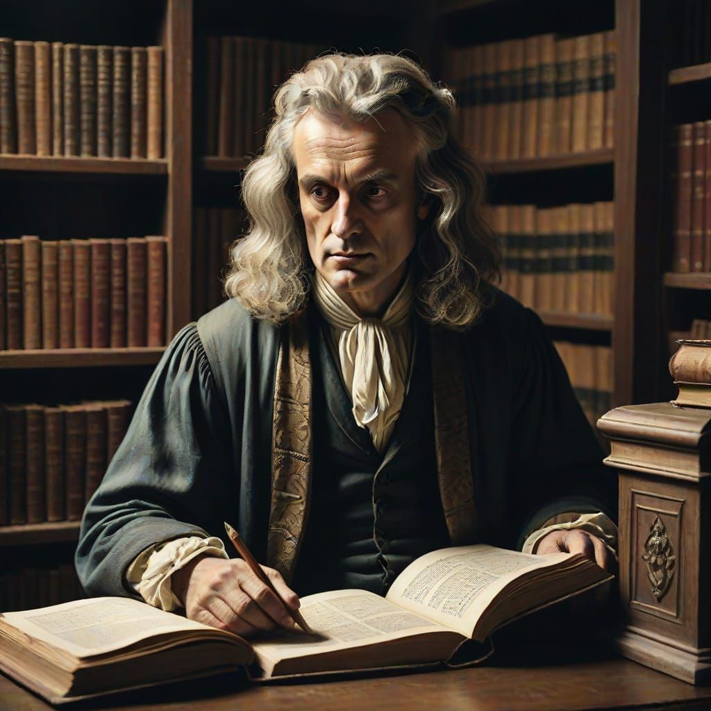 17th Century Scholar Lost in Thought