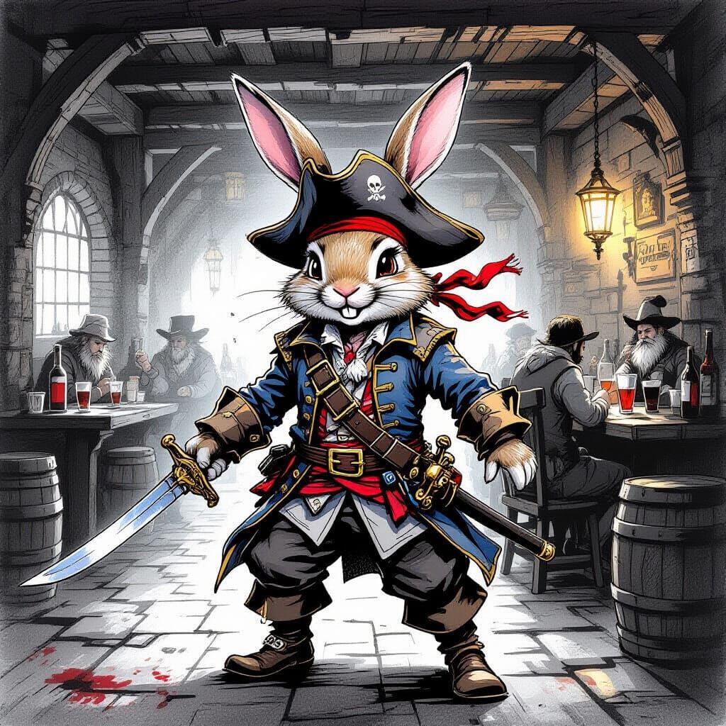 Rabbit pirate