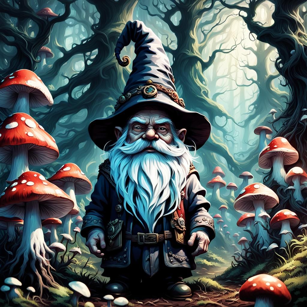 Gnome Death Cult Leader in Mystical Forest