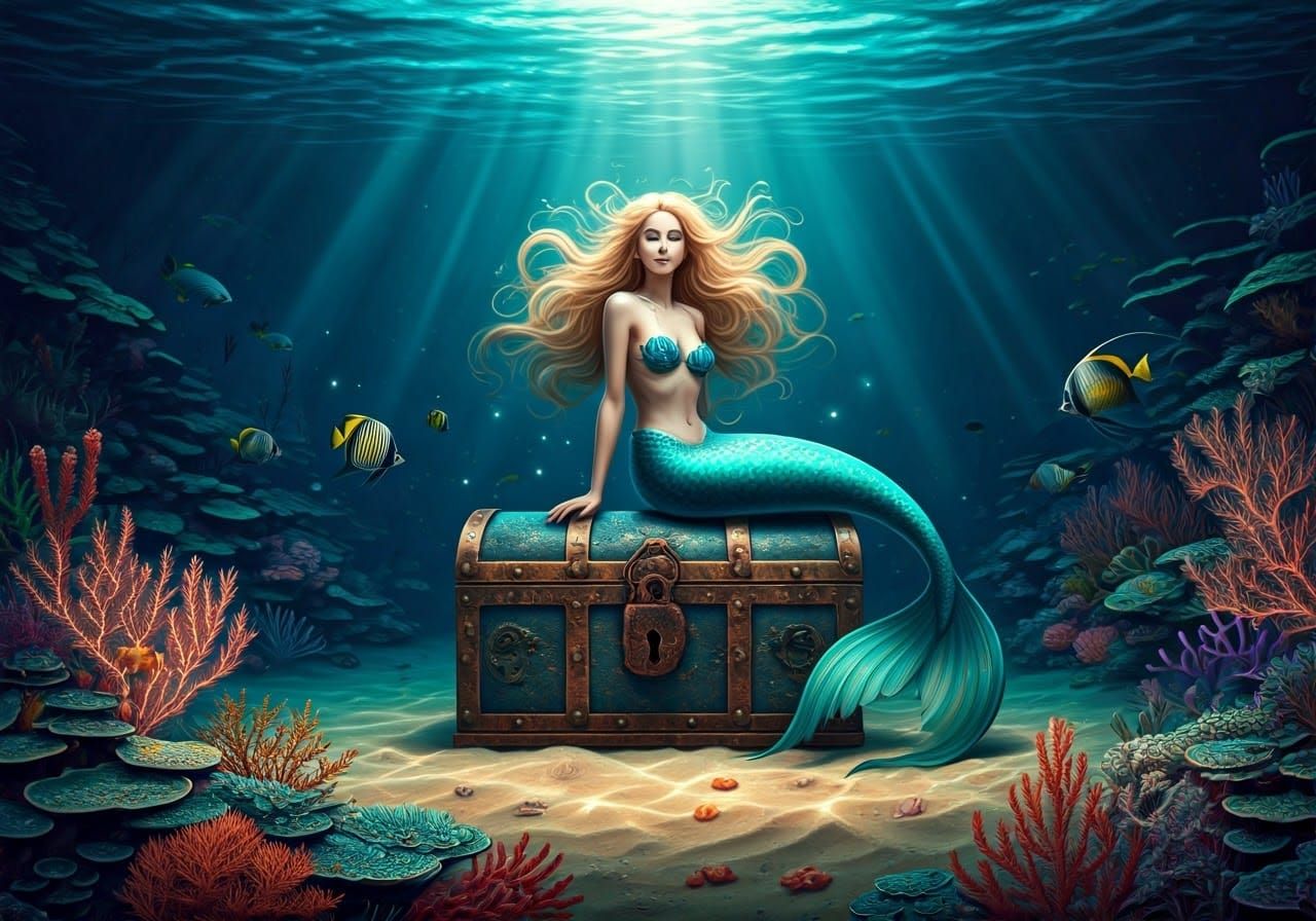 Mermaid's Treasure: An Underwater Dreamscape