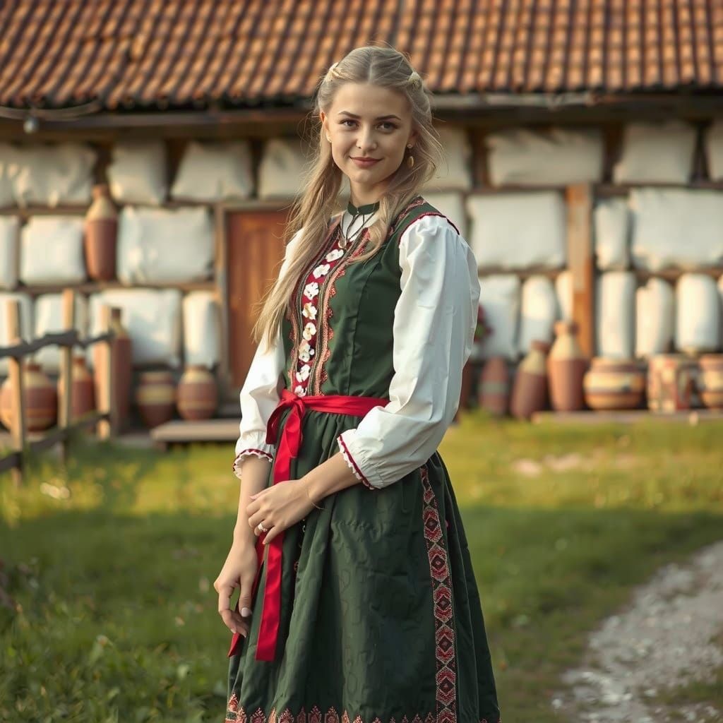 Slavic traditional dress