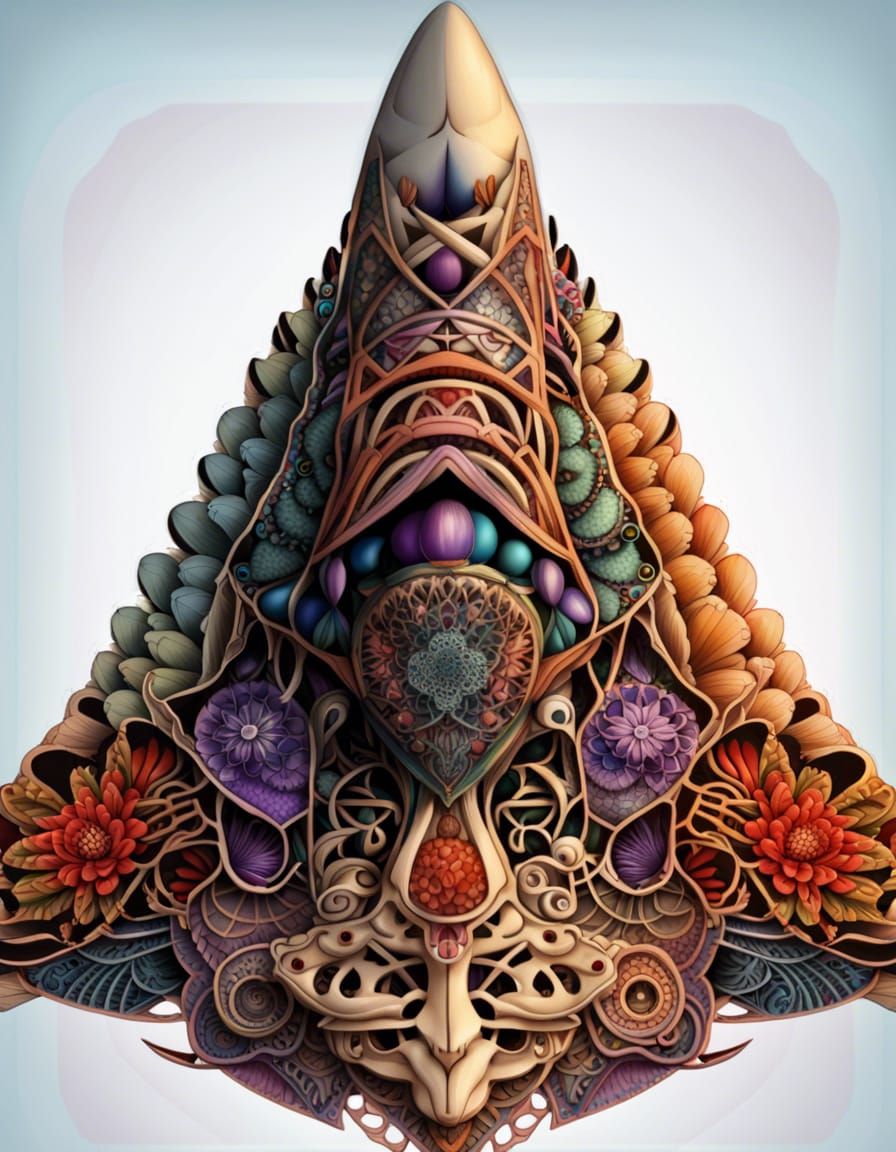 Australian Berserker with Fractal and Zodiacal Elements