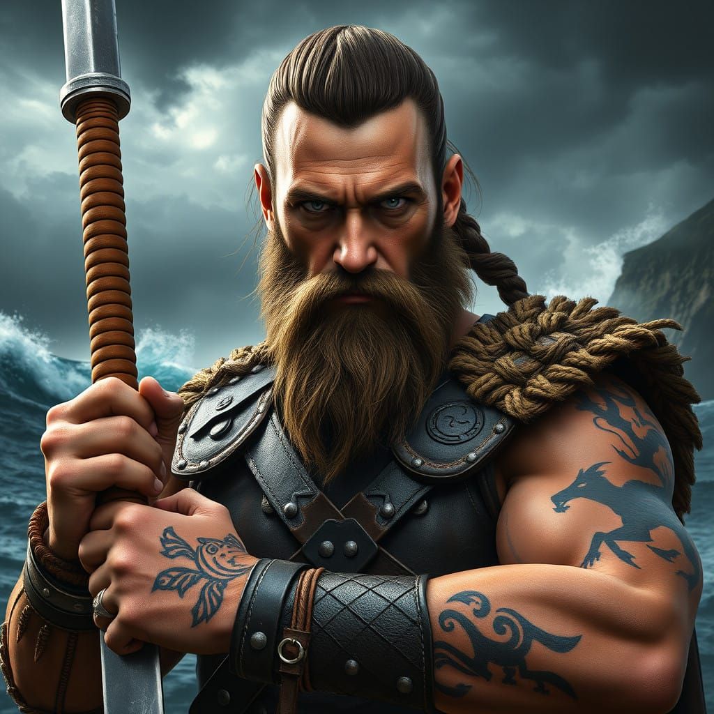 Epic Viking Warrior Masterpiece