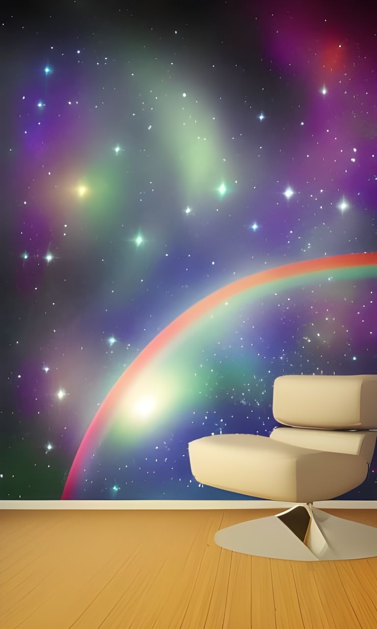 Cosmic Rainbow Light in Radiant Space