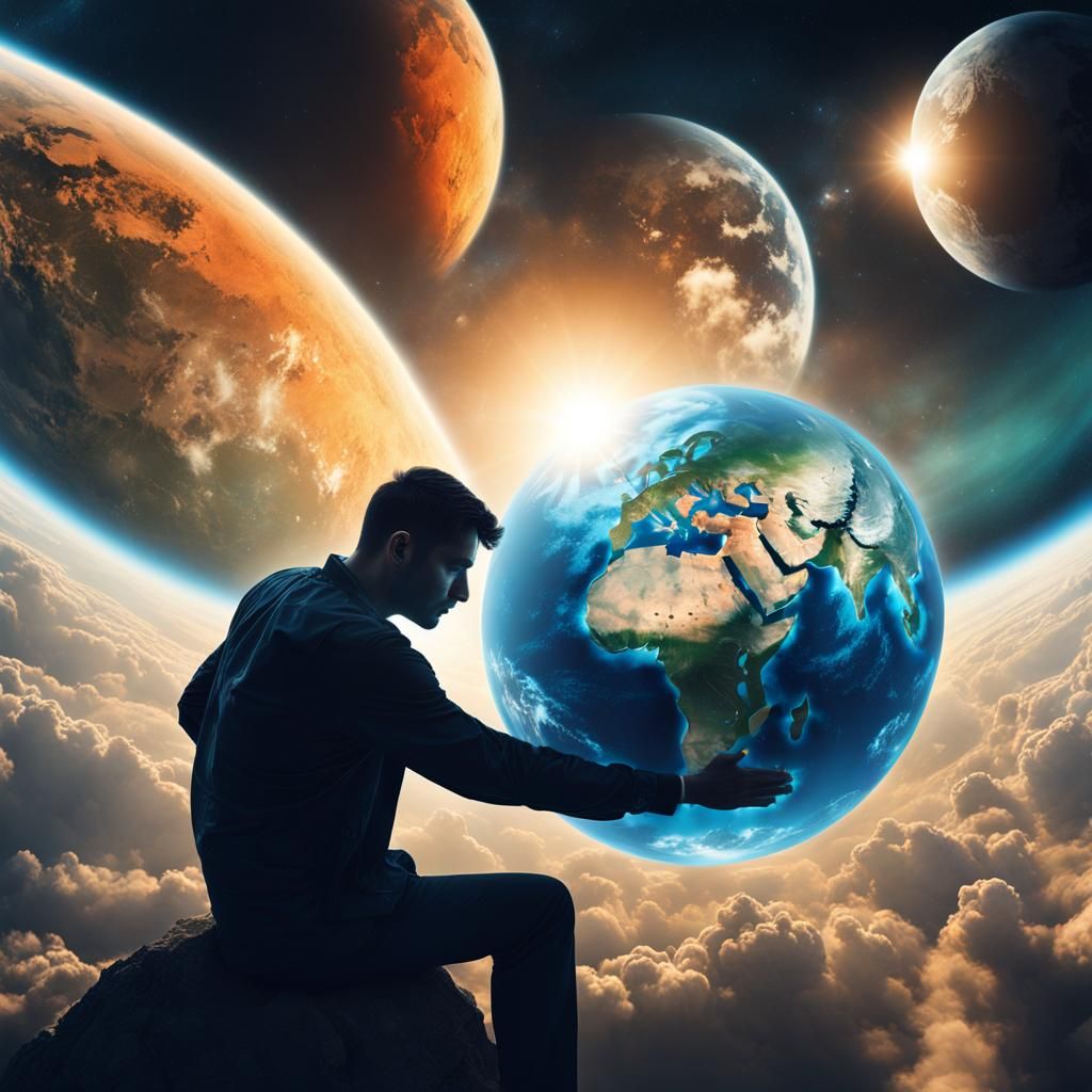 The whole world in his hands