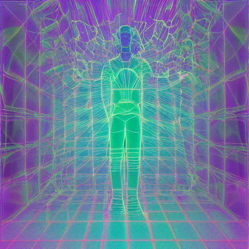 Michael Jackson's Ghostly Hologram in Ethereal Pastel Lighti...