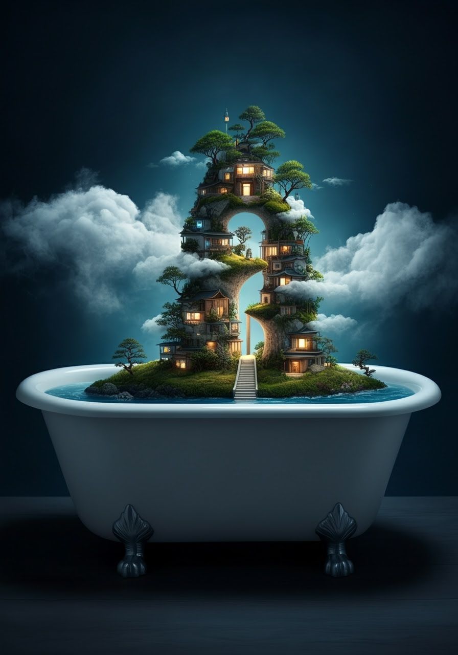 Miniature Noah's Arcology Archipelago