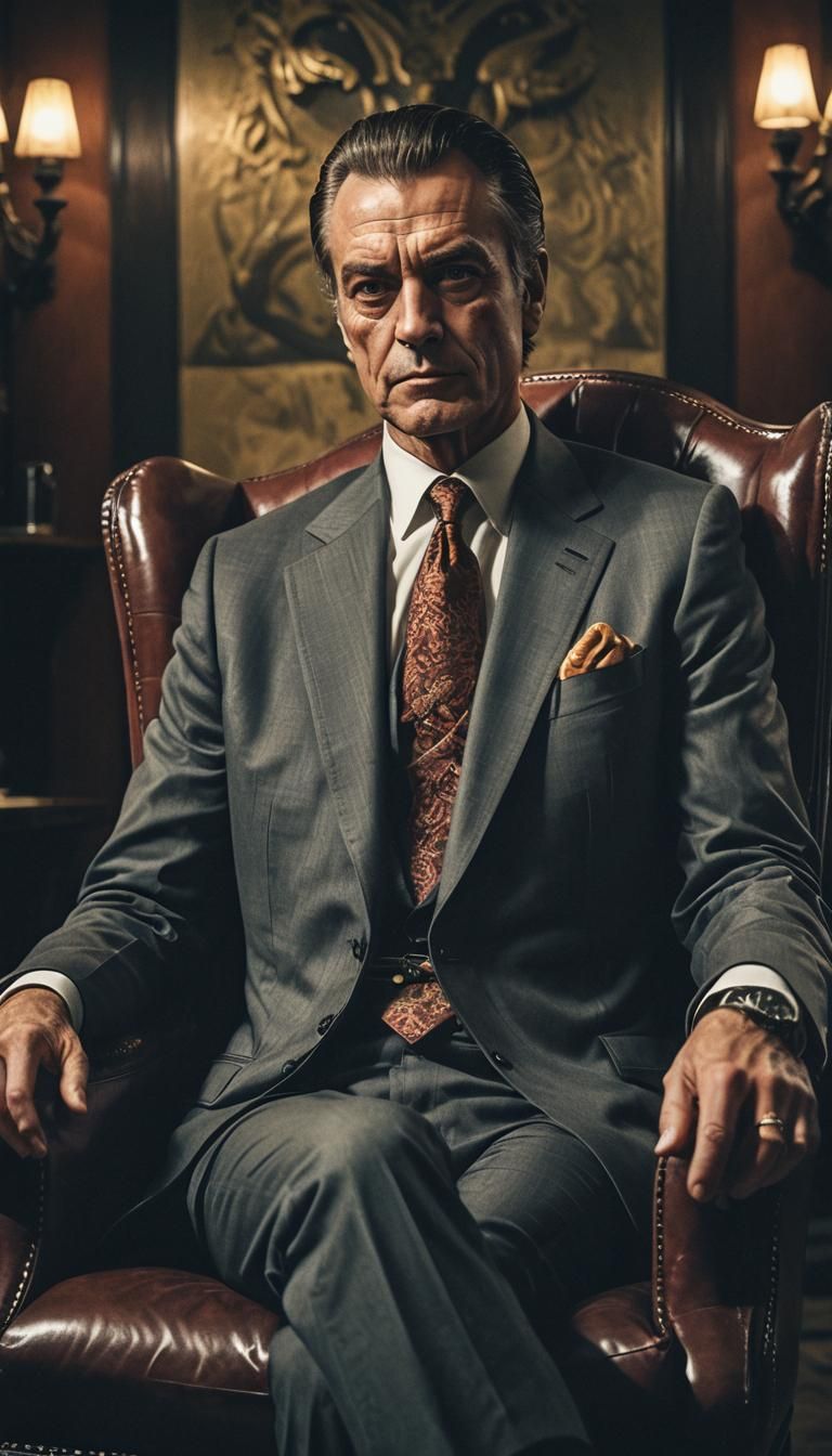 Cinematic Portrait of a Powerful Man