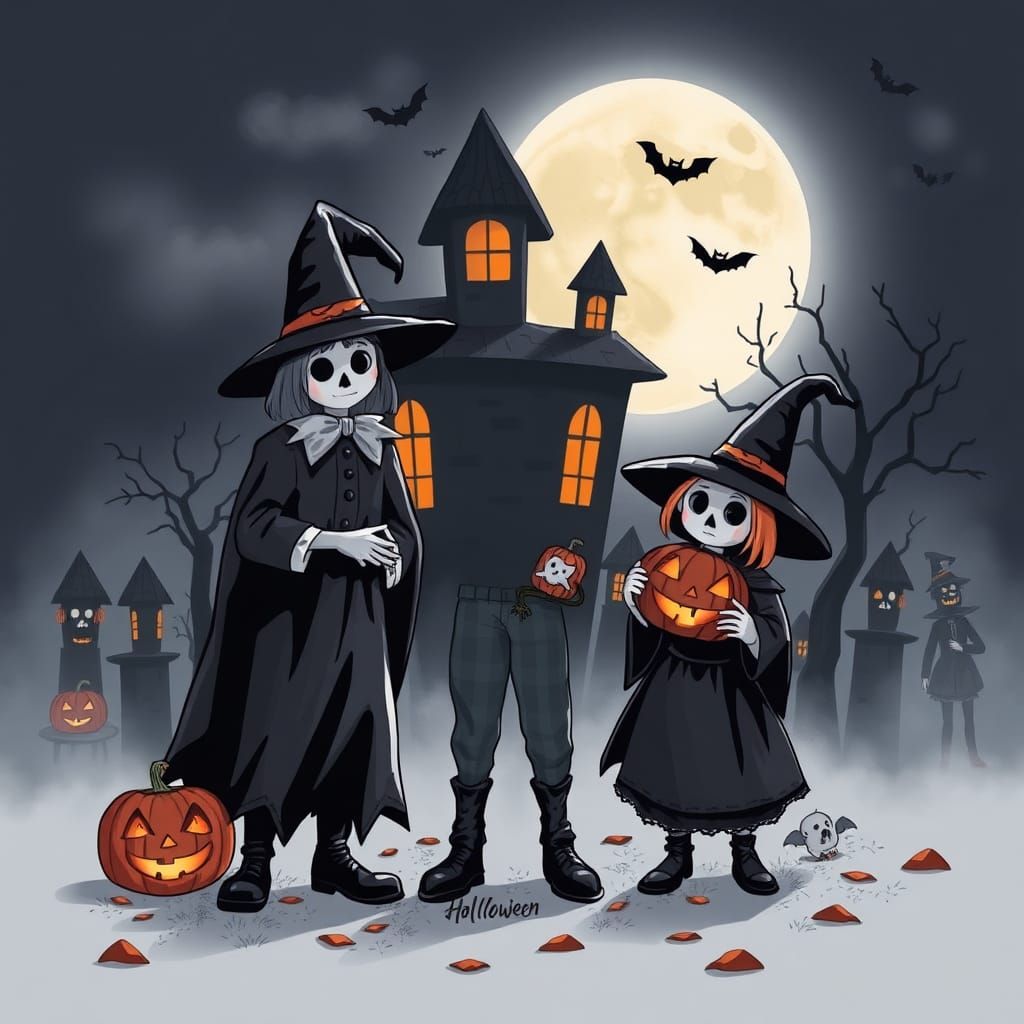 Halloween AI Image: Spooky and Imaginative