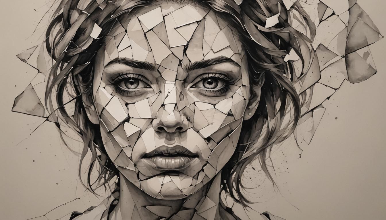 Fragmented Portrait: Beauty in Brokenness