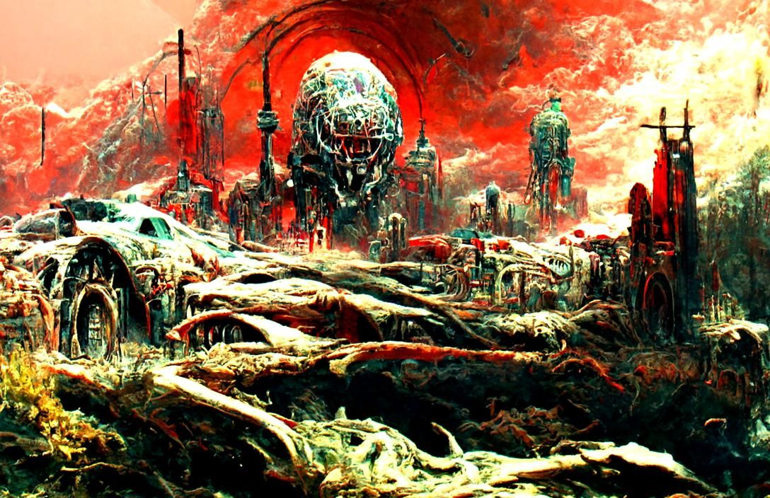 Cyberpunk Beast of Flesh and Steel