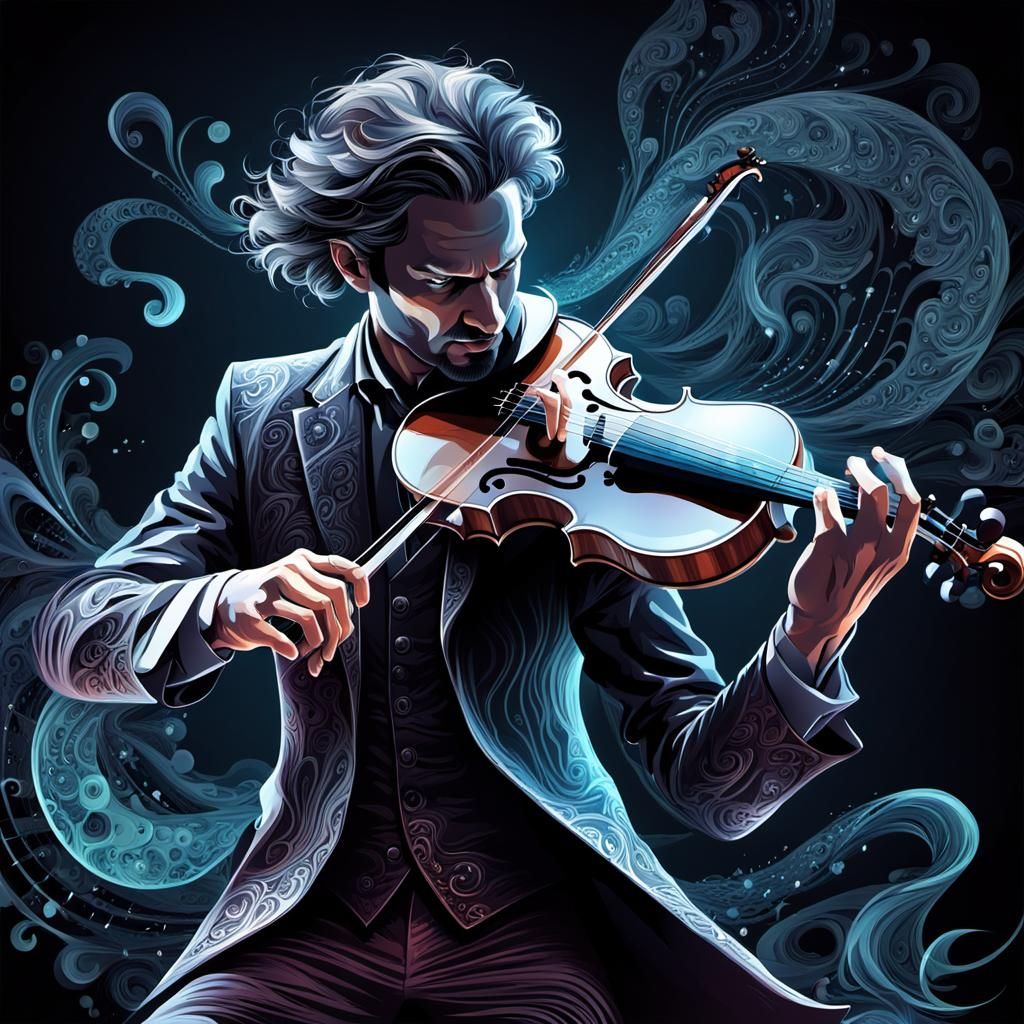 Violinist's Dance with a Demon: Dynamic Abstract Rendering