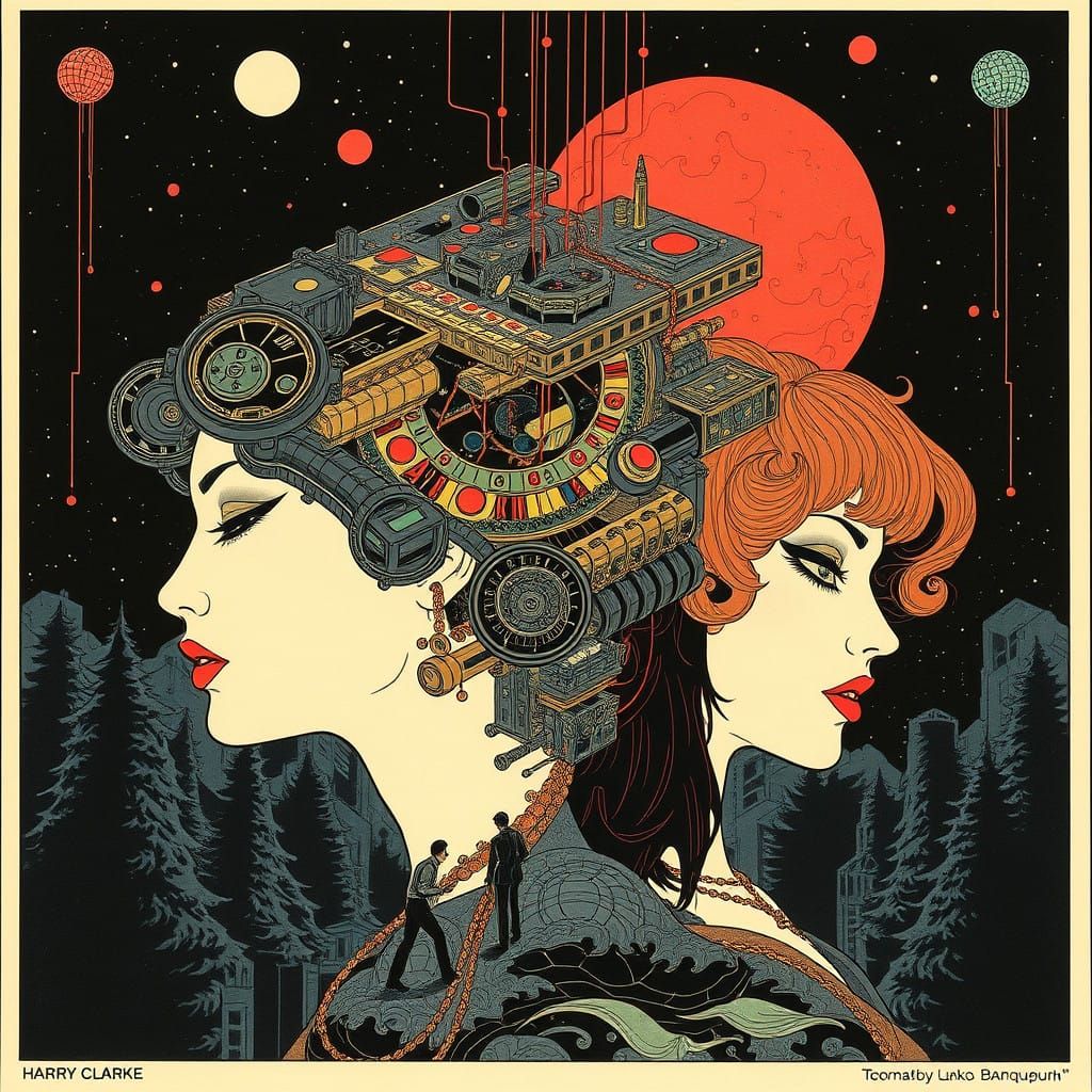 Technopunk Baroque Masterpiece