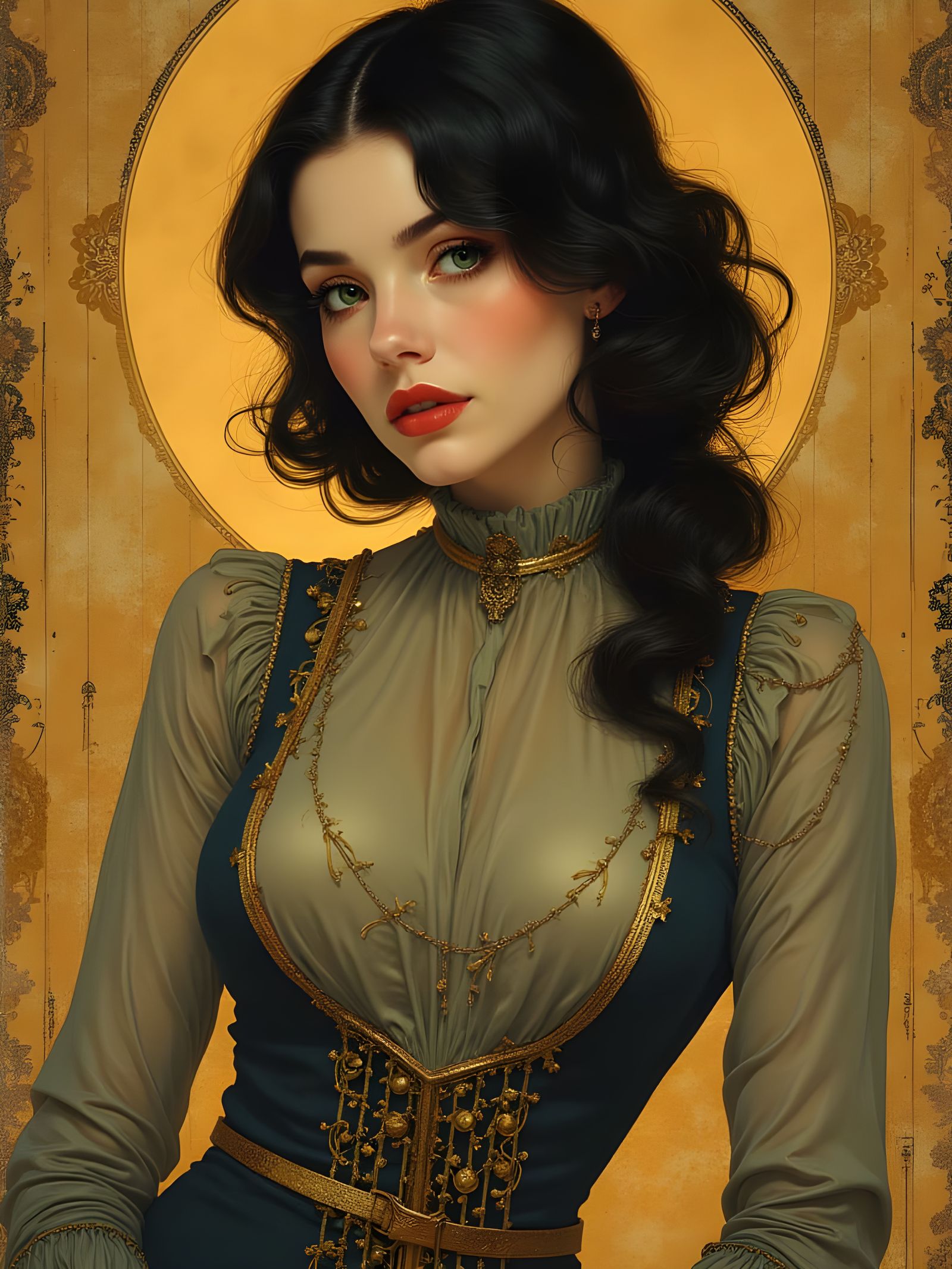 Mysterious Seductress in a Tease