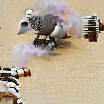 Steampunk Angry Pigeon Stormtrooper Engine