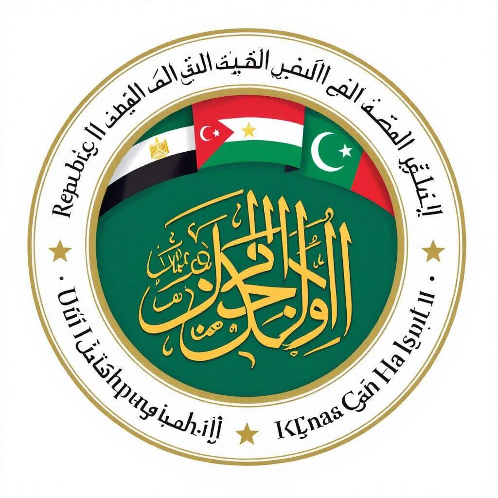 Islamic States Alliance Logo: Egypt, Saudi Arabia, Pakistan,...