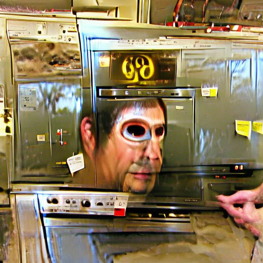 Vintage GE Oven: Self-Cleaning Feature