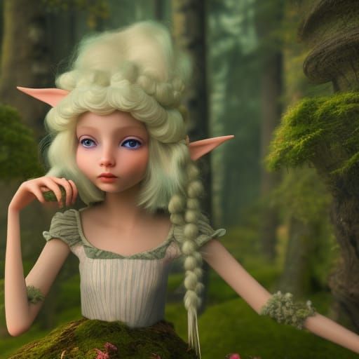 Pretty Little Forest Elf