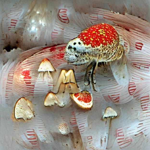Classic Amanita Muscaria Mushroom Image