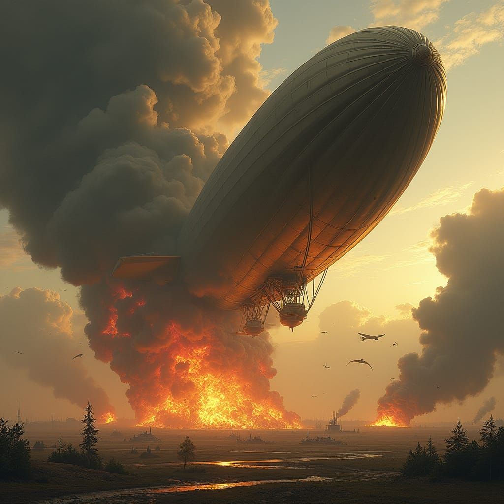 Hindenburg Airship Disaster at Vintage Airfield