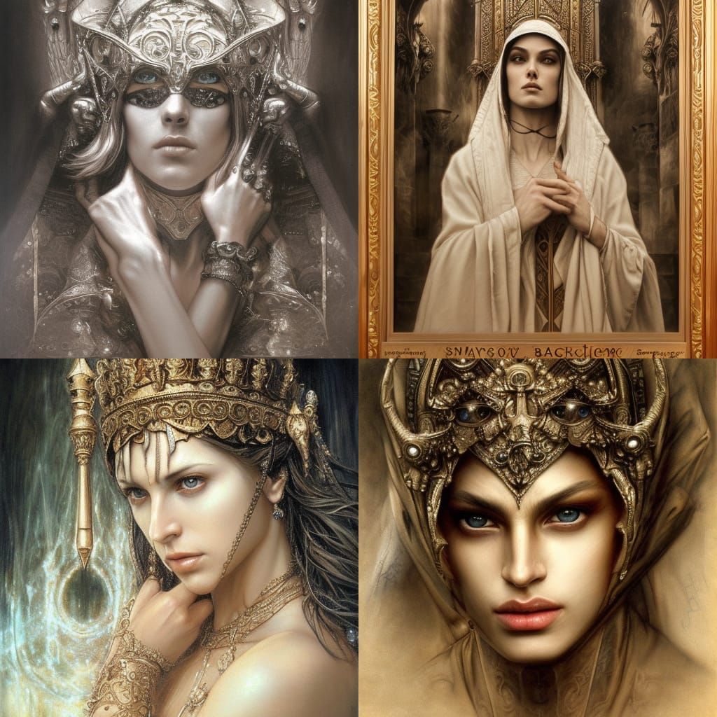 Handsome Bishop Chess Piece Casting Magic Spell