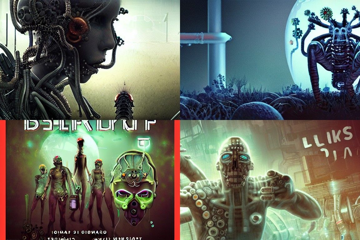 AI Generated Biopunk Image