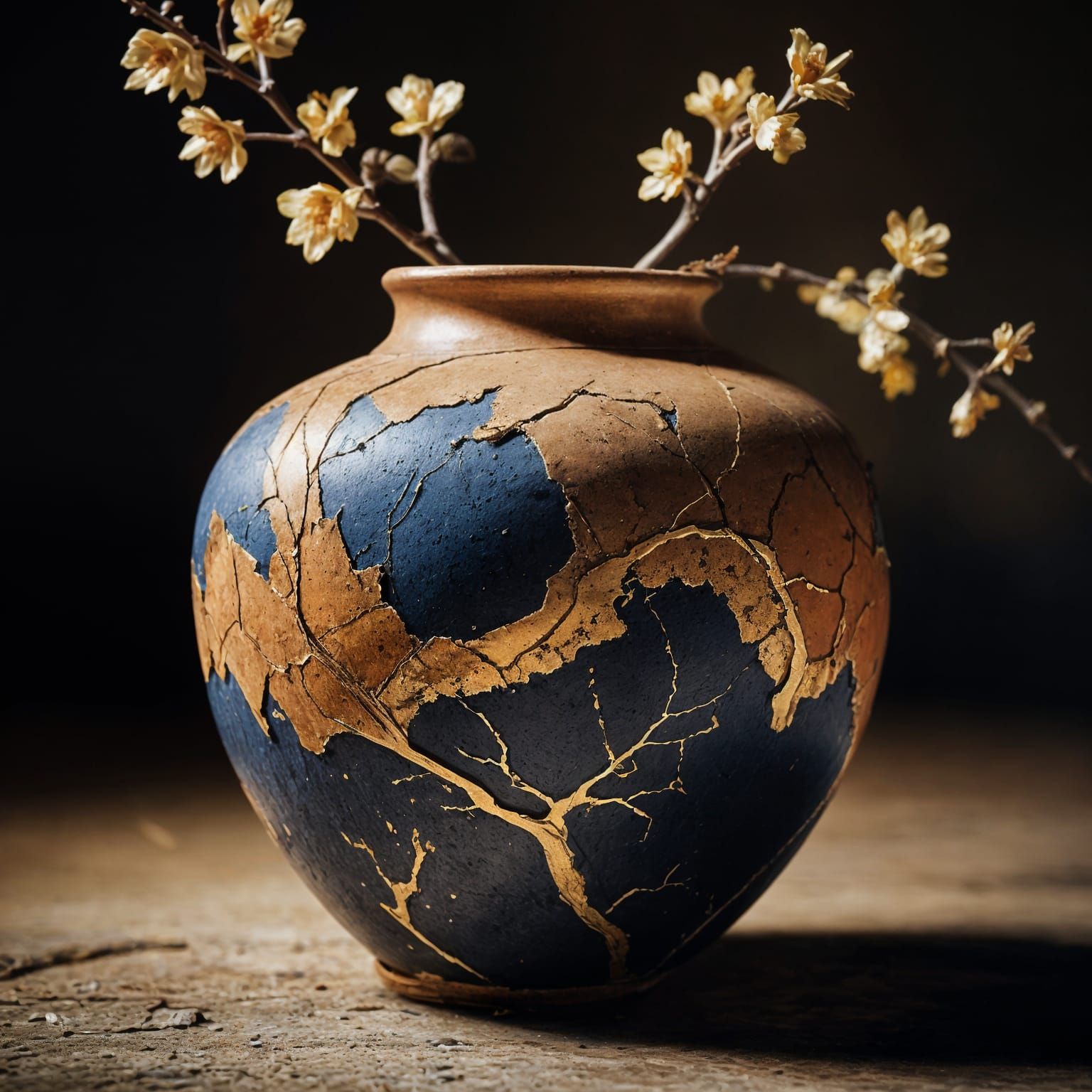Greek-Japanese Kintsugi Masterpiece