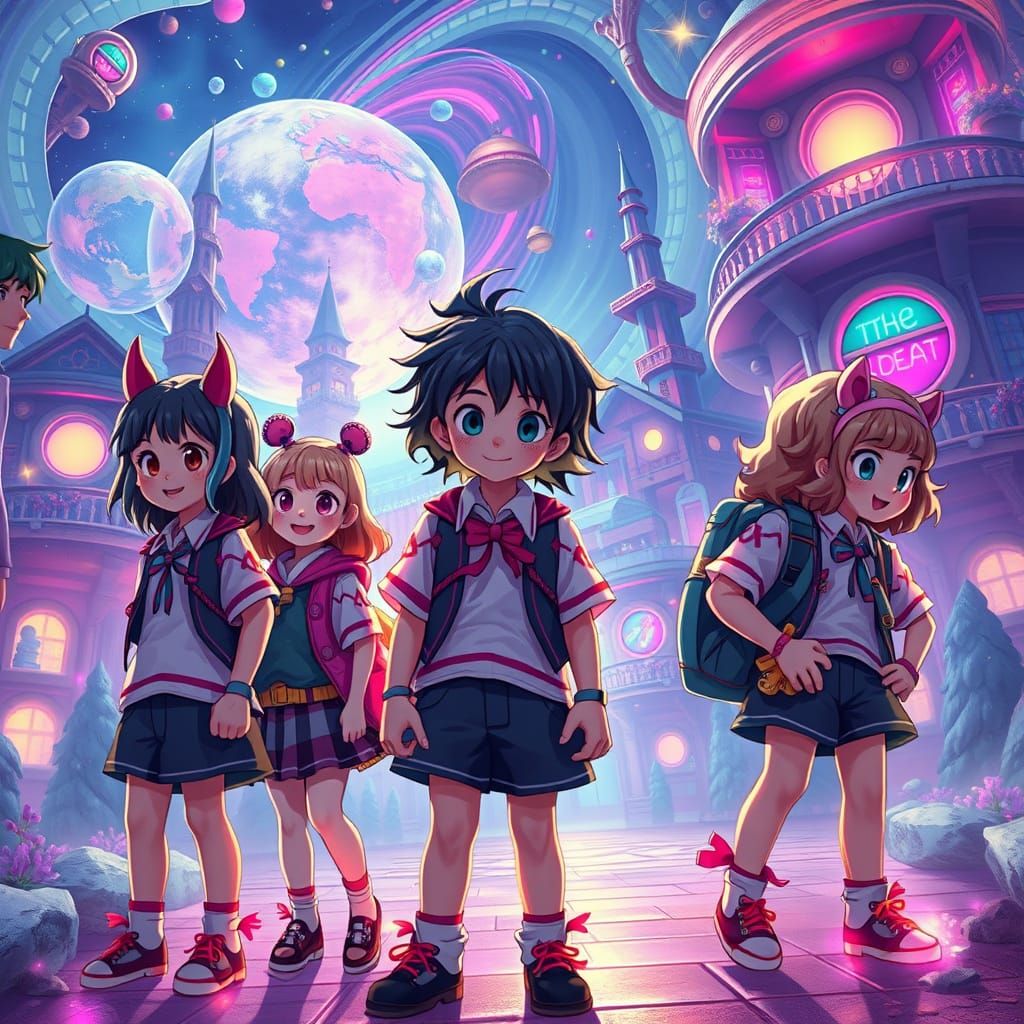 Mystical Elementary School on Videogamerocktopia Planet in D...