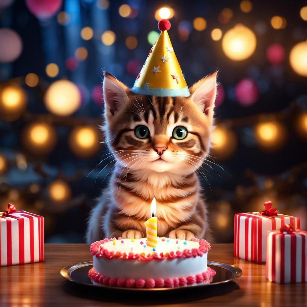 Birthday Cat