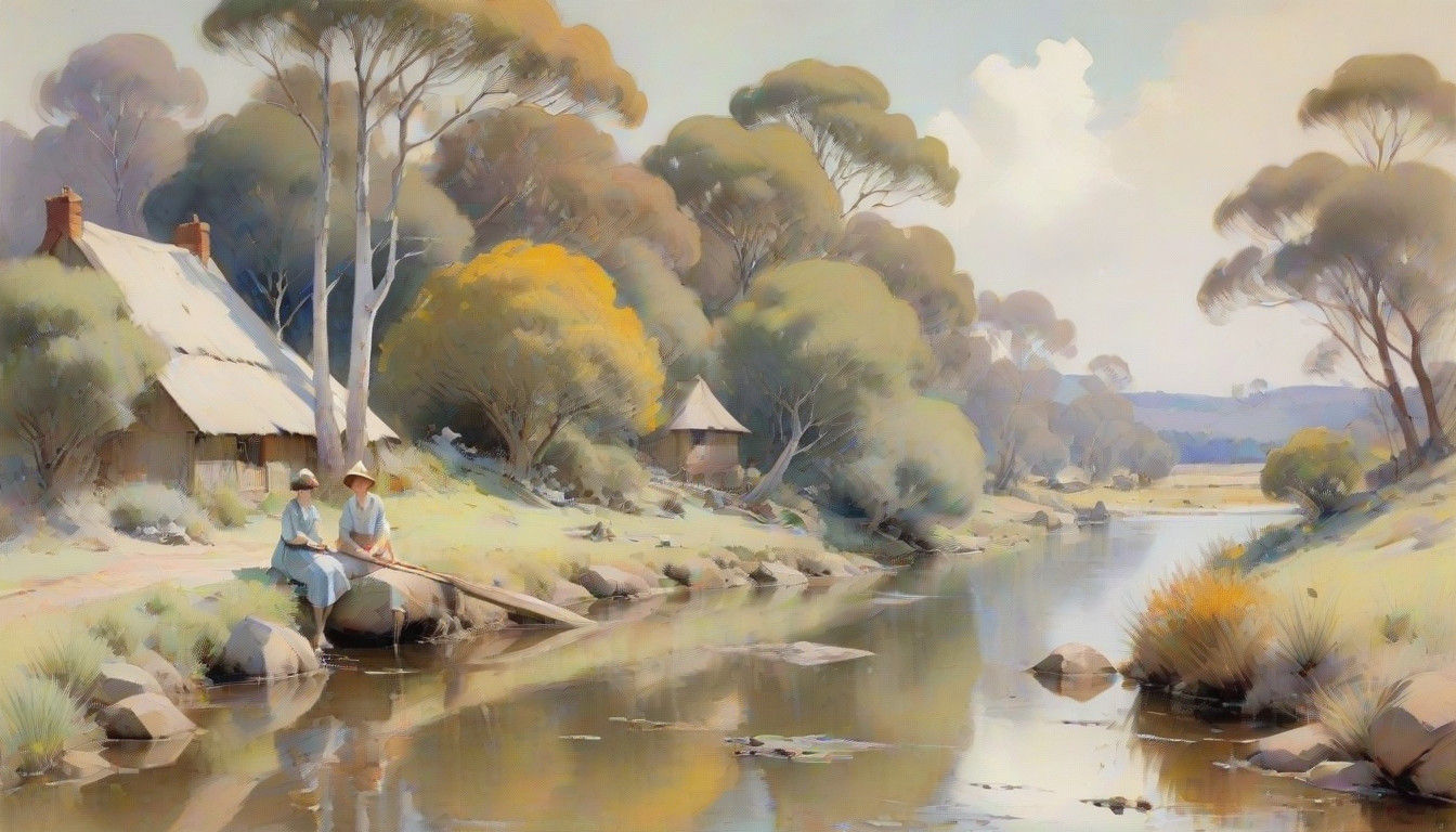 Dreamlike Watercolour Masterpiece with Chaotic Cinematic Pas...