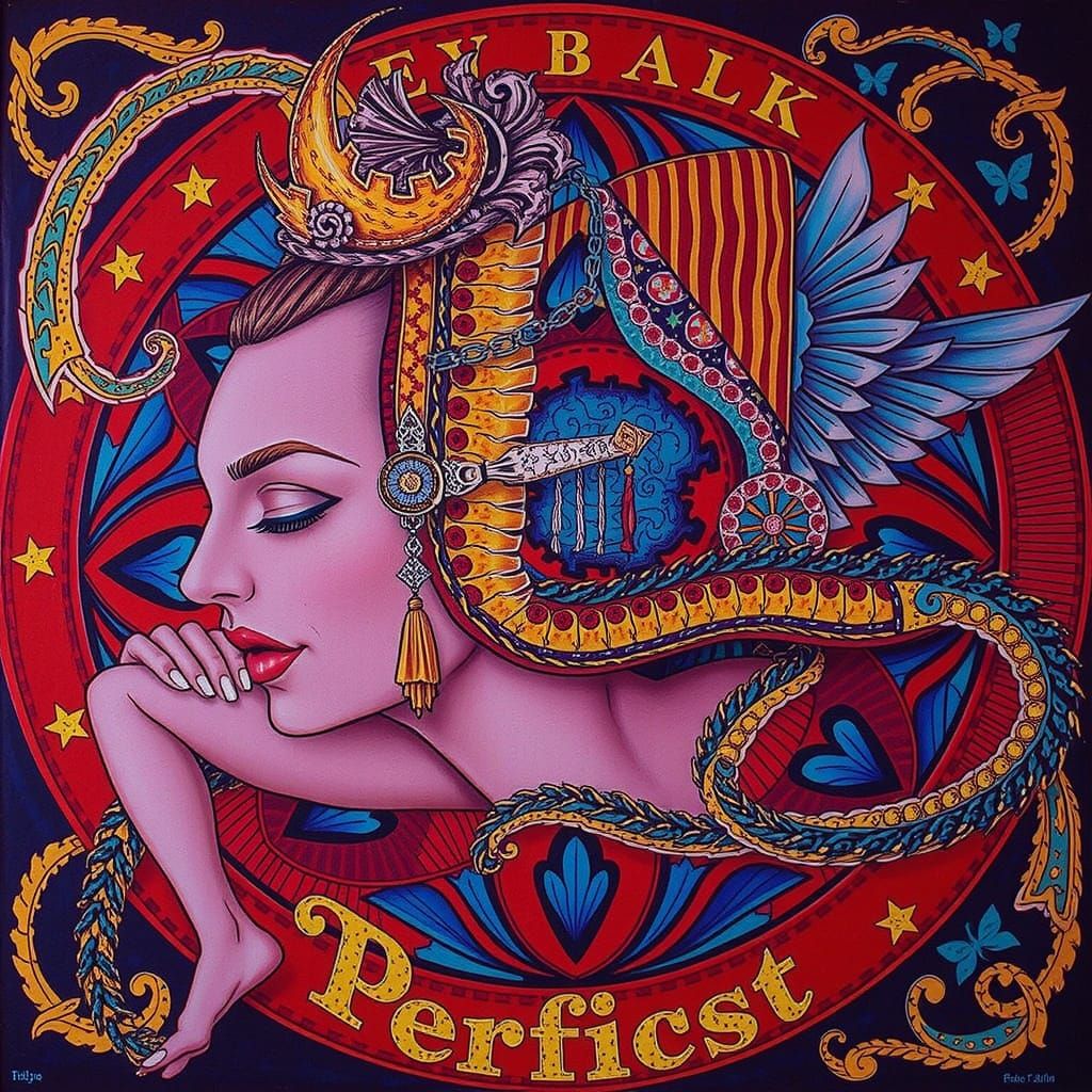 Abstract Expression of Perfection and Beauty