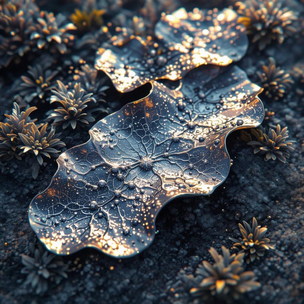 Silvervine Algae: Dark Fantasy Concept Art