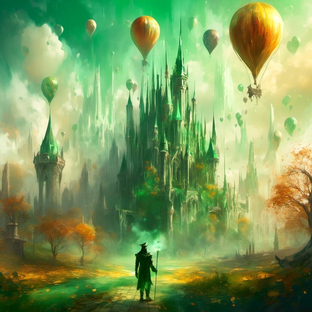 Wizard of Oz and Emerald City Concept Art