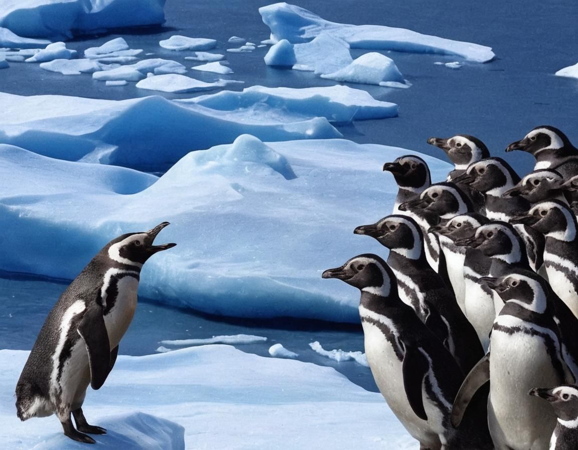 Penguins Attending Language Courses: An AI Concept