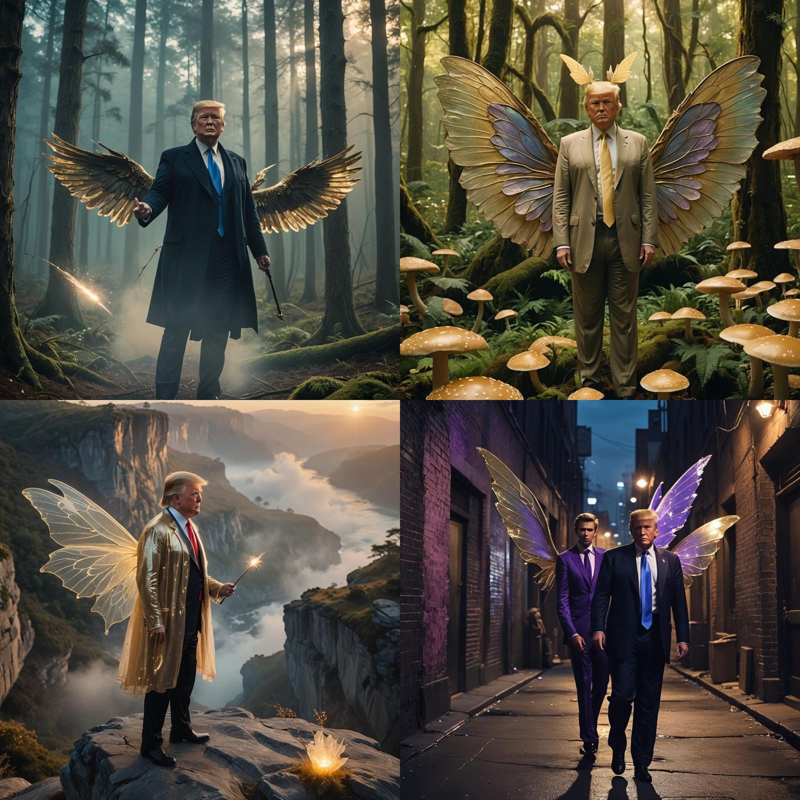 Donald Trump as a Cinematic Fairy