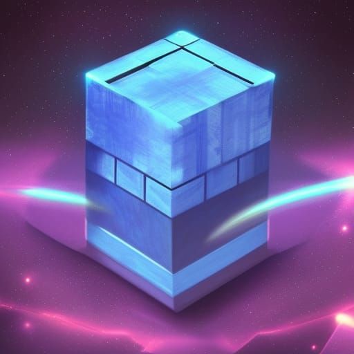 AI Generated 4D Tesseract Visualization