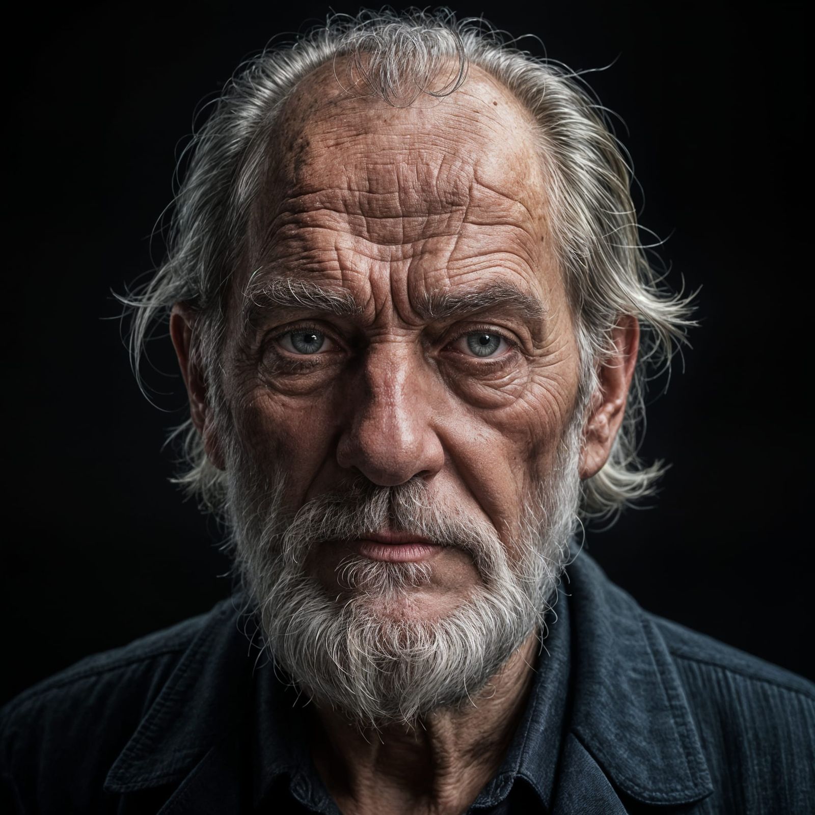Ultra-Realistic Portrait of a Wise Old Man