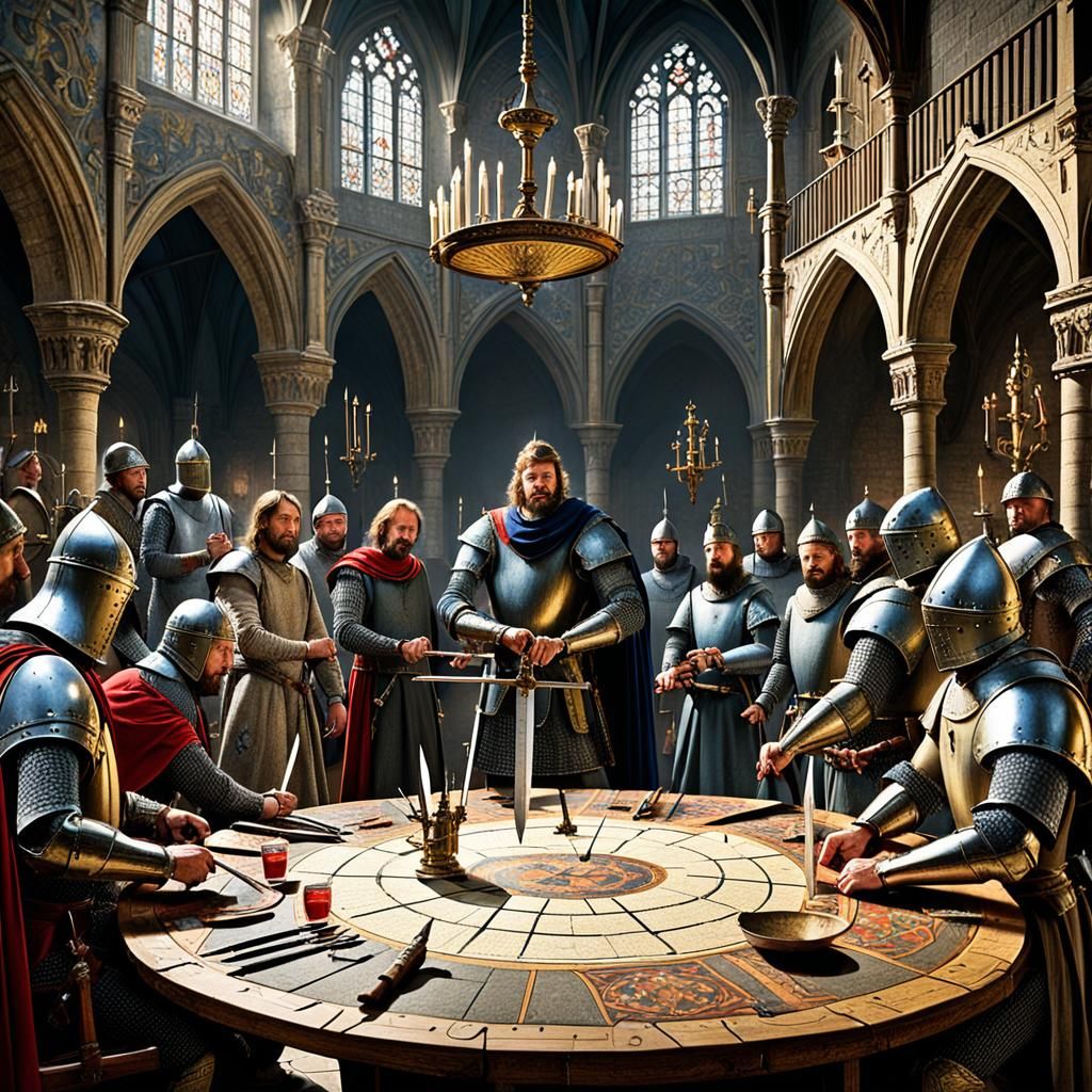 King Arthur's Round Table knights