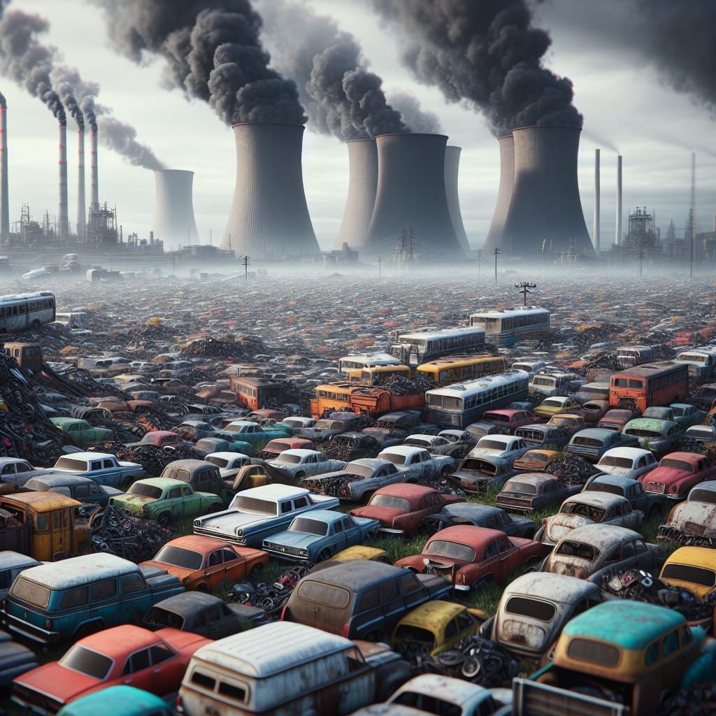 Junkyard Fantasy: Industrial Wasteland in 8K