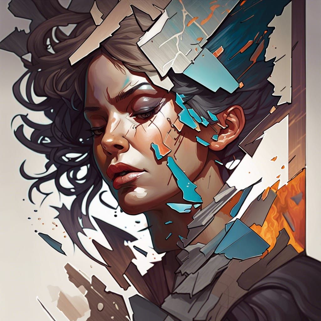 Shattered Mind: Dissociative Identity Disorder Portrait