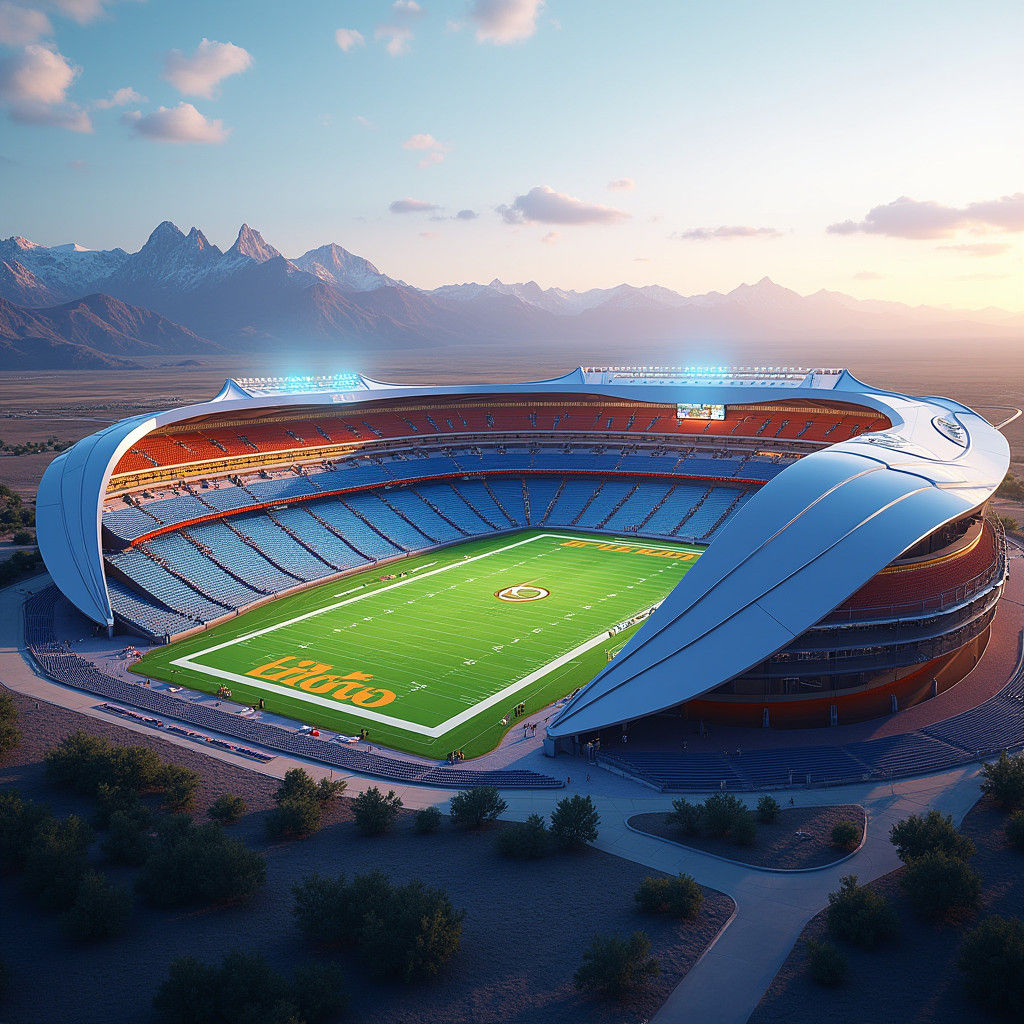 Futuristic Stadium for Salt Lake Sabers in Unreal Engine