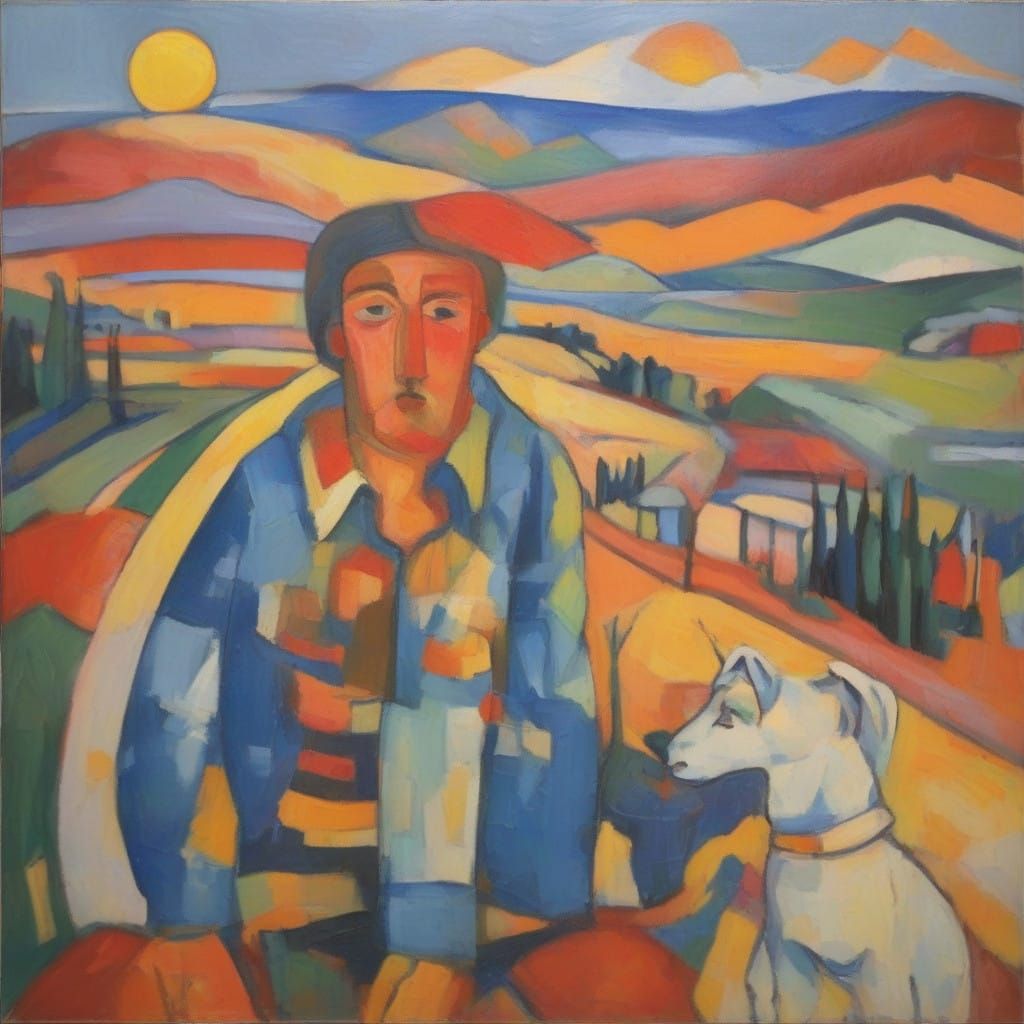 Canine Truck Driver Embarks on Steppe Adventure