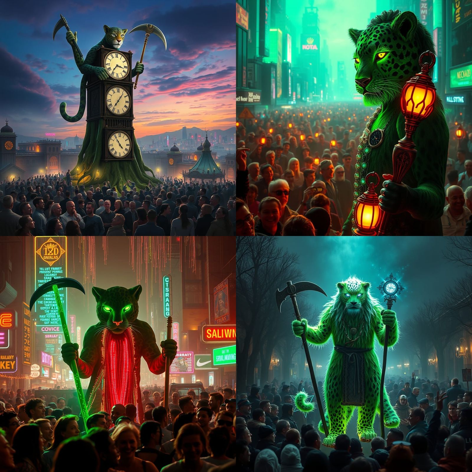 Leopard God of Cities: Dreamlike Vision of Joy