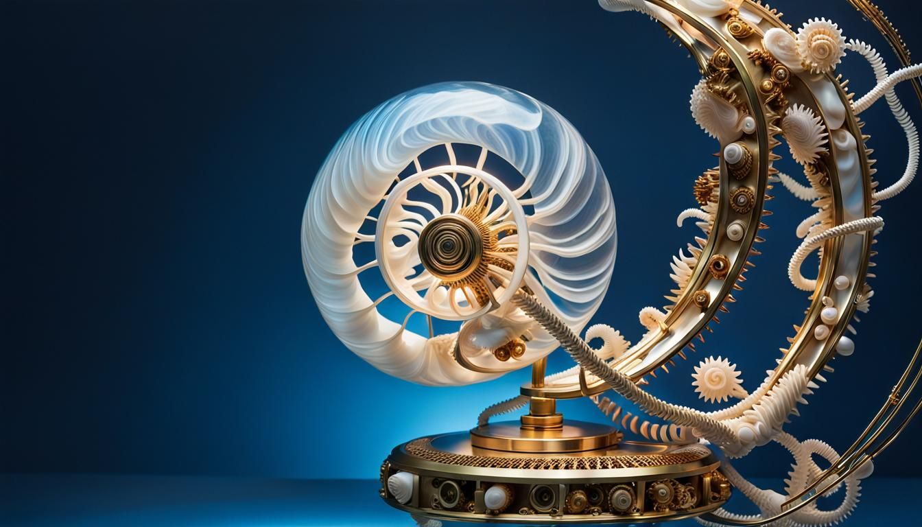 Surreal Futuristic Lamp Sculpture in Digital Art