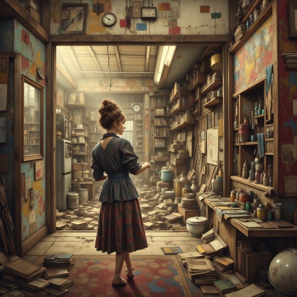 Surreal Trashpunk Angels of the Deep