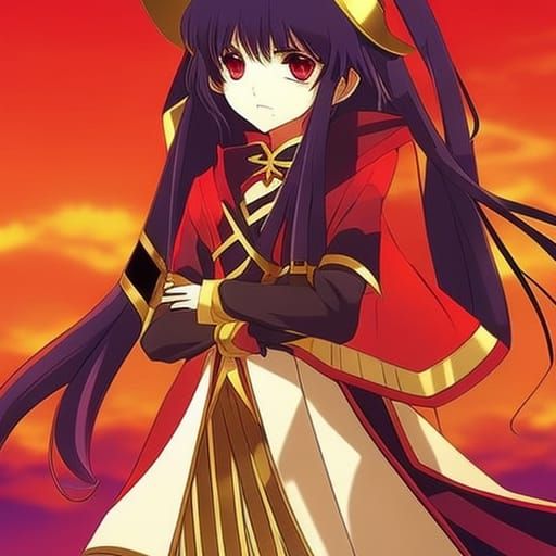 Megumin Destroys Dollar Bill in Anime Style