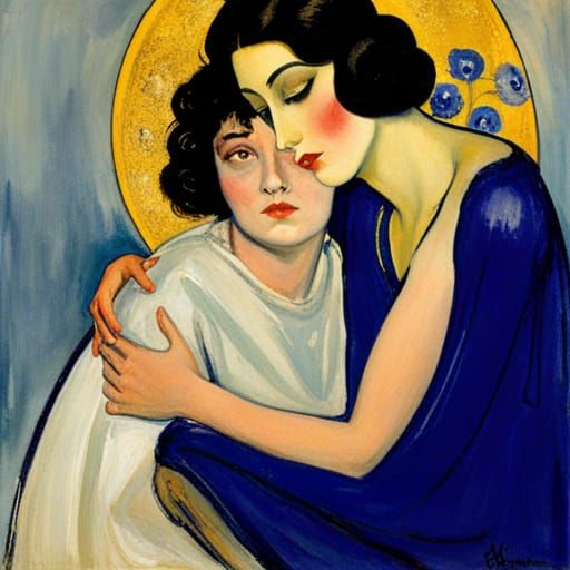 Vampires of Ancient Times: An Art Nouveau Portrait