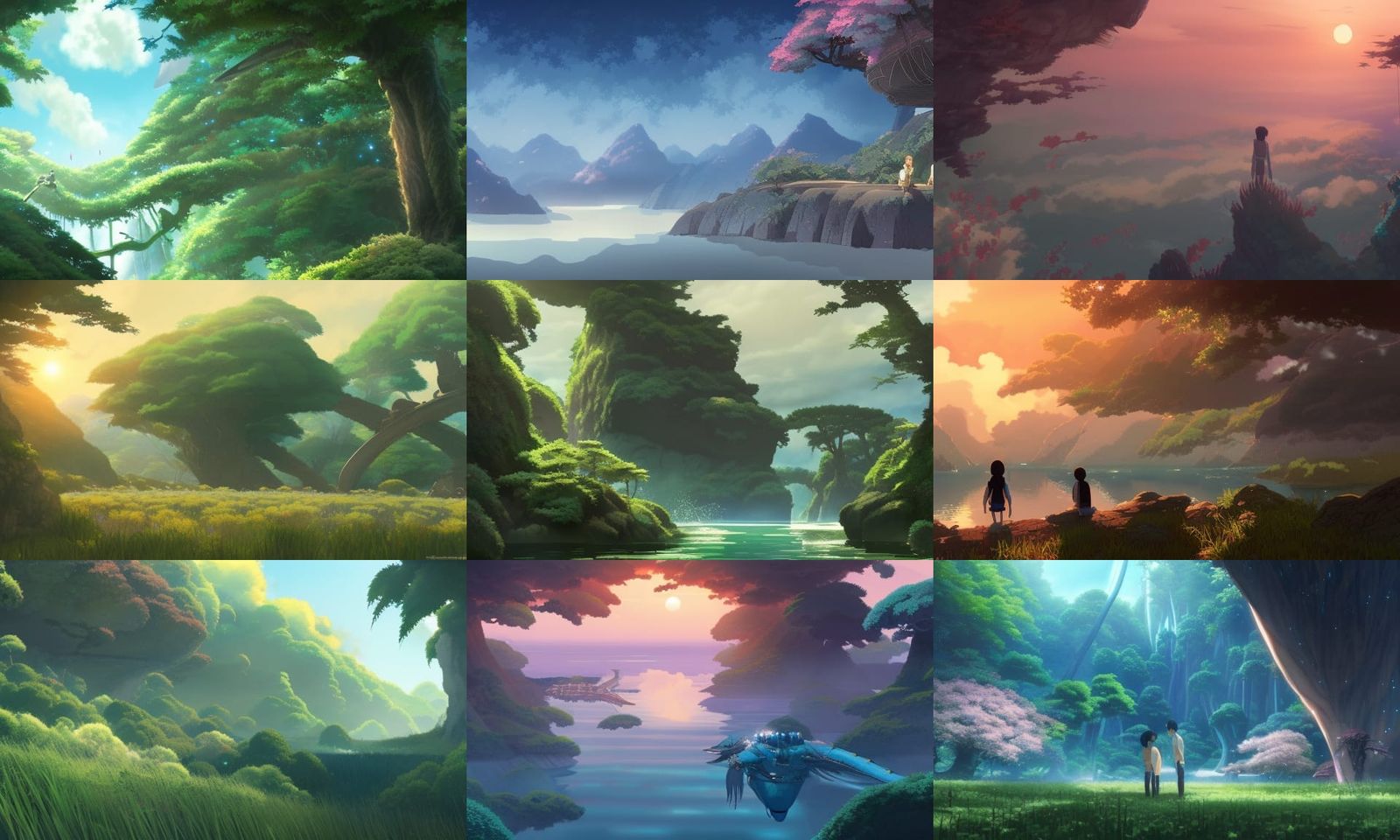 Avatar in Studio Ghibli Anime Style