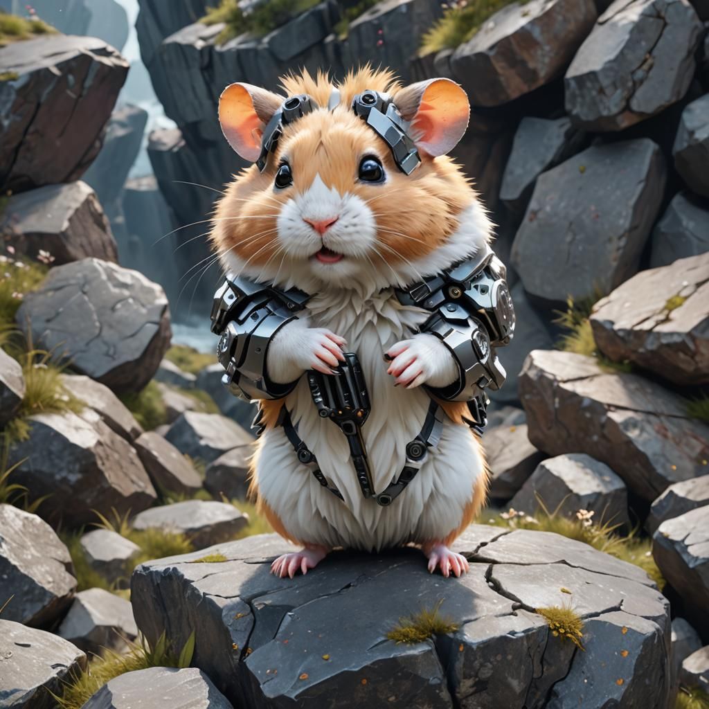 Cyborg hamster