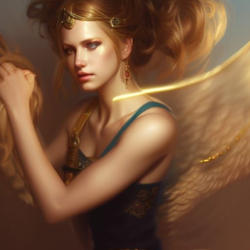 Valkyrie Princess in Dark Fantasy Style